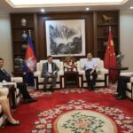 Meeting between Ambassador of People's Republic of China in the Kingdom of Cambodia Mr. Wang Wen Tian and the Chairman of GC Life Mr. Lao Chio Seng